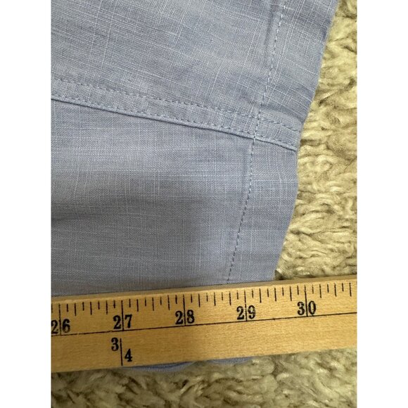 J.Crew relaxed barrel leg pants linen 90s money hazy hydrangea sz 0 - Picture 7 of 8